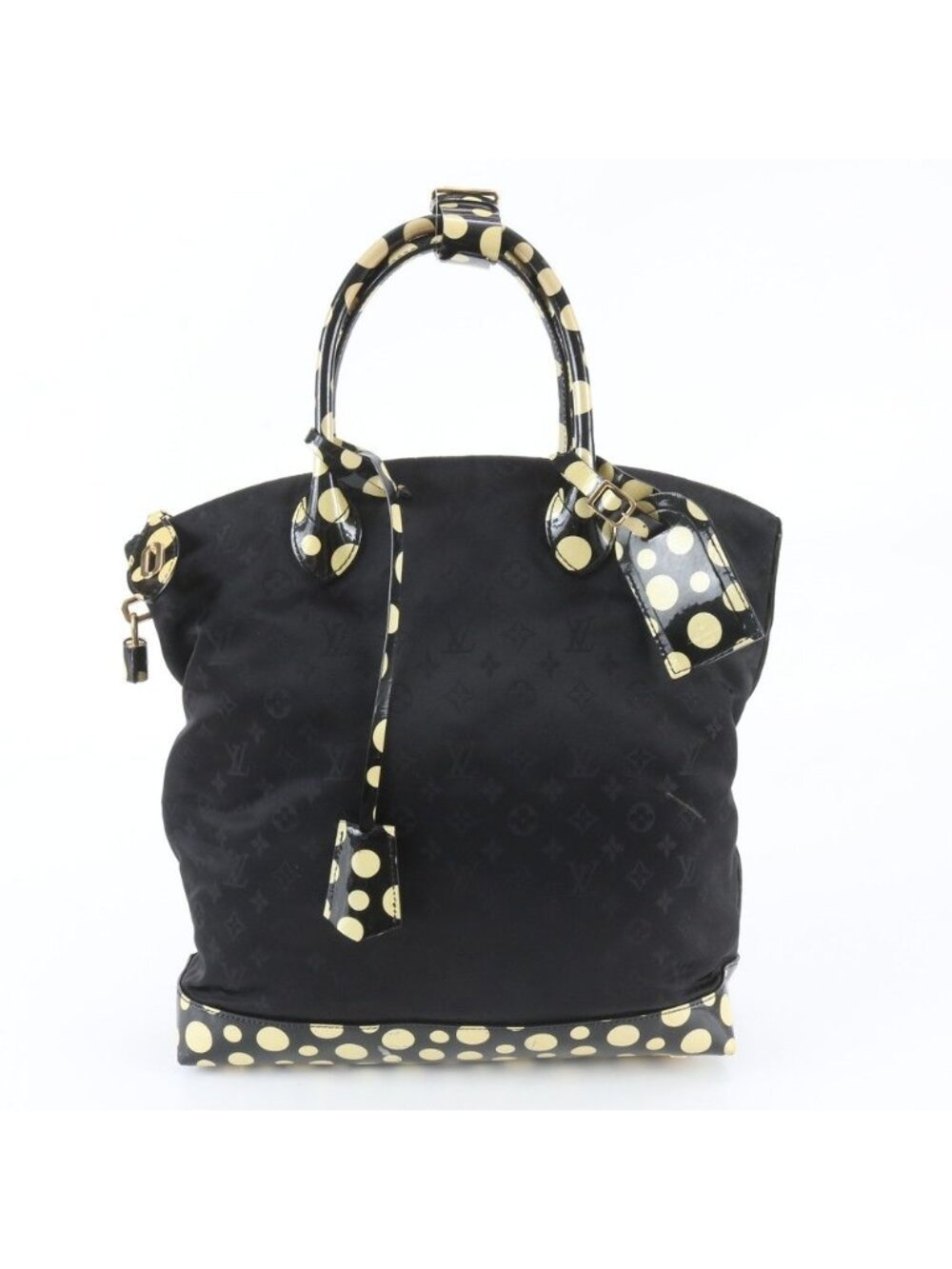 Louis Vuitton Yayoi Kusama LV YK Dot Infinity Lockit MM Leather Tote